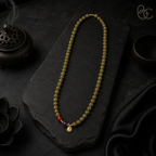 Verdant Porcelain — Gardenia Jasmine Herbal Incense Mala