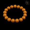 Pear Pavilion — 15-Bead Agarwood & Sandalwood Bracelet