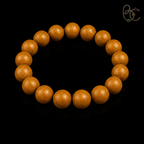 Pear Pavilion — 15-Bead Agarwood & Sandalwood Bracelet