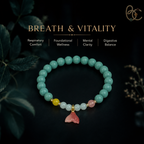 Jade Fortune — Citrus Agarwood Incense Bracelet with Cat's Eye