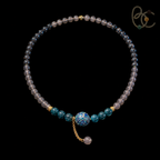 Fourfold Lacquer — Agarwood Sandalwood Incense Bead Necklace