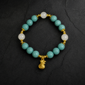 Jade Fortune — 10mm Citrus Agarwood Incense Charm Bracelet