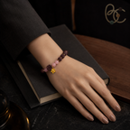 Rose Ease — Rose & Jujube Incense Bracelet with Rose Quartz
