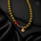 Verdant Porcelain — Gardenia Jasmine Herbal Incense Mala