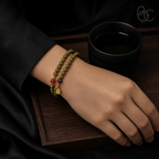 Verdant Porcelain — Gardenia Jasmine Herbal Incense Mala