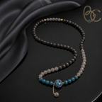 Fourfold Lacquer — Agarwood Sandalwood Incense Bead Necklace