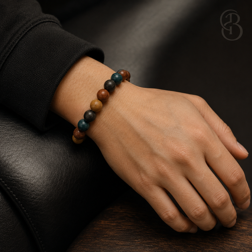 Five Elements Harmony — 15mm Herbal Incense Bead Bracelet