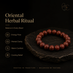 Pure Botanica — 15mm Mint Citrus & Tea Herbal Incense Bracelet