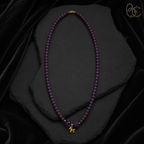 Imperial Violet — Double-Wrap Rose Bracelet with Horse Charm