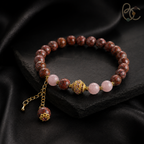 Dunhuang Spectrum — Floral Tea & Sandalwood Incense Charm Bracelet