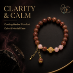 Dunhuang Spectrum — Floral Tea & Sandalwood Incense Charm Bracelet