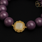 Imperial Violet — Lavender Agarwood Herbal Incense Bracelet