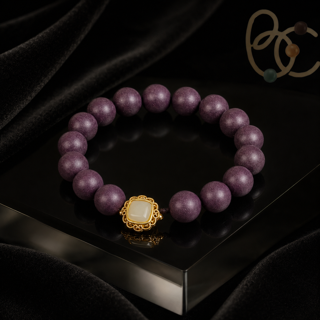 Imperial Violet — Lavender Agarwood Herbal Incense Bracelet