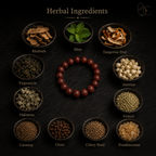 Pure Botanica — 15mm Mint Citrus & Tea Herbal Incense Bracelet
